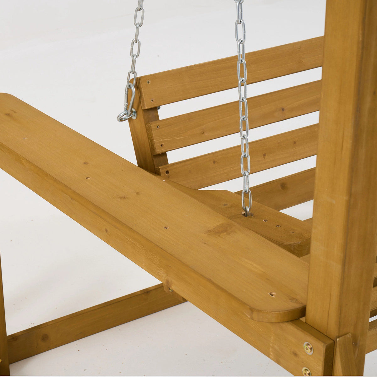 Clouddwell Cedar Wood Outdoor Pergola Swing Bench with Lattice Trellis, 8 ft x 5 ft, 2-Seat Hanging Porch Swing with Chains, Weather-Resistant, 600 lb Weight Capacity for Deck, Patio, Garden