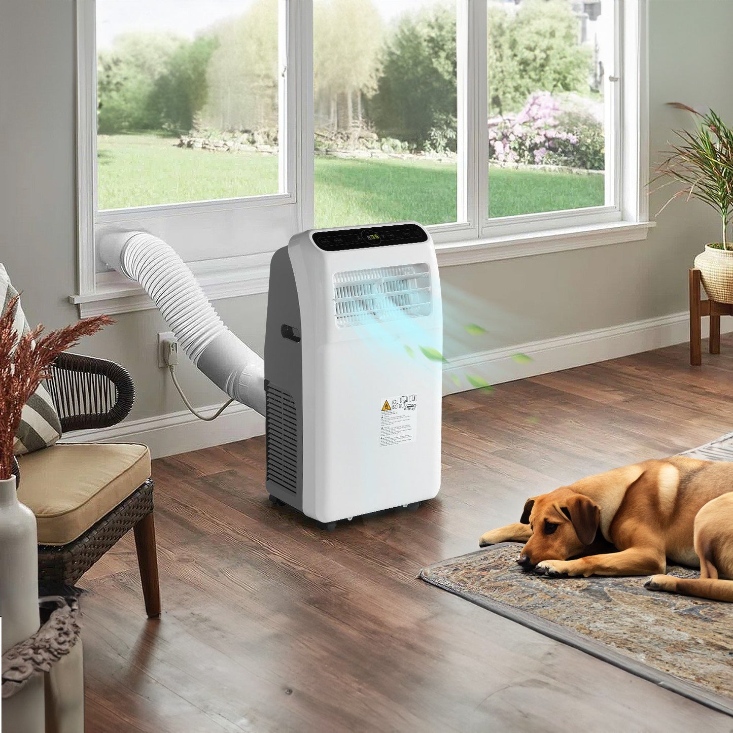Clouddwell 11500 BTU Portable Air Conditioner and Dehumidifier Function Remote, 4 In 1 Ultra High Power