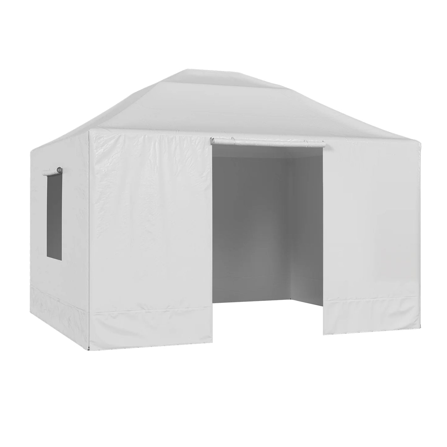 Clouddwell 10'x12' Hardtop Winter Gazebo Cover - All-Weather Waterproof Enclosed Storage with Sidewalls & Screens, White (Gazebo Not Included)