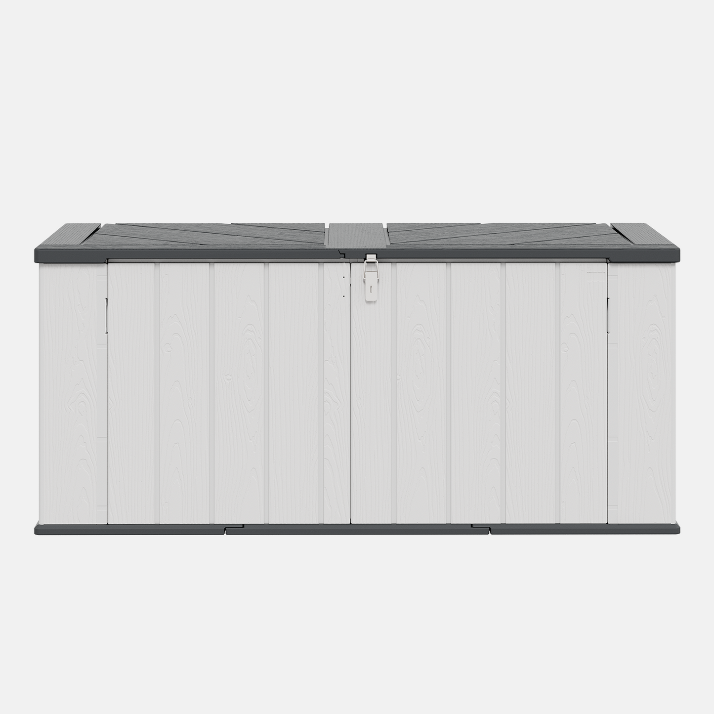 CLOUDDWELL Waterproof Resin Gardening Supplies Storage Storage Shed , 2.1 ft x 4.7 ft x 2.2 ft, White