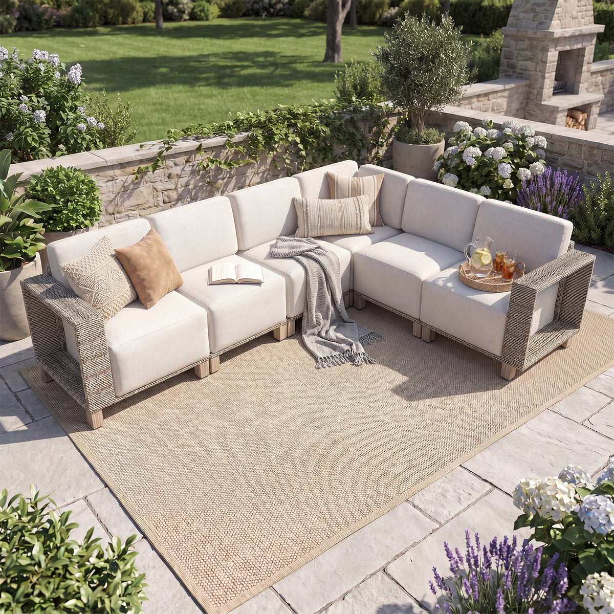 https://www.walmart.com/ip/LazySunsets-6-Piece-L-Shaped-Wicker-Patio-Set-Outdoor-Sectional-Sofa-with-Beige-Cushions-for-Porch-Deck-or-Backyard/20478067566