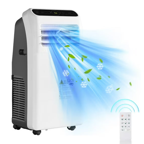 Clouddwell 10000 BTU Portable Air Conditioners，3 In 1 with Complete Window Mount Exhaust Kit, 350 m3/hour AC Capacity