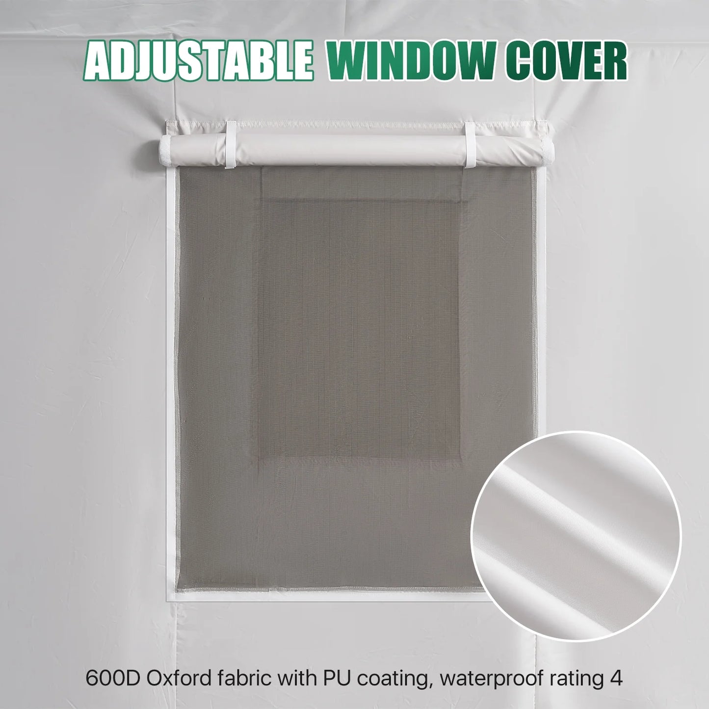 Clouddwell 10'x12' Hardtop Winter Gazebo Cover - All-Weather Waterproof Enclosed Storage with Sidewalls & Screens, White (Gazebo Not Included)