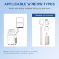 Clouddwell 10000 BTU Portable Air Conditioners，4 In 1 and Complete Window Mount Exha, 350 m3/hour AC Capacity
